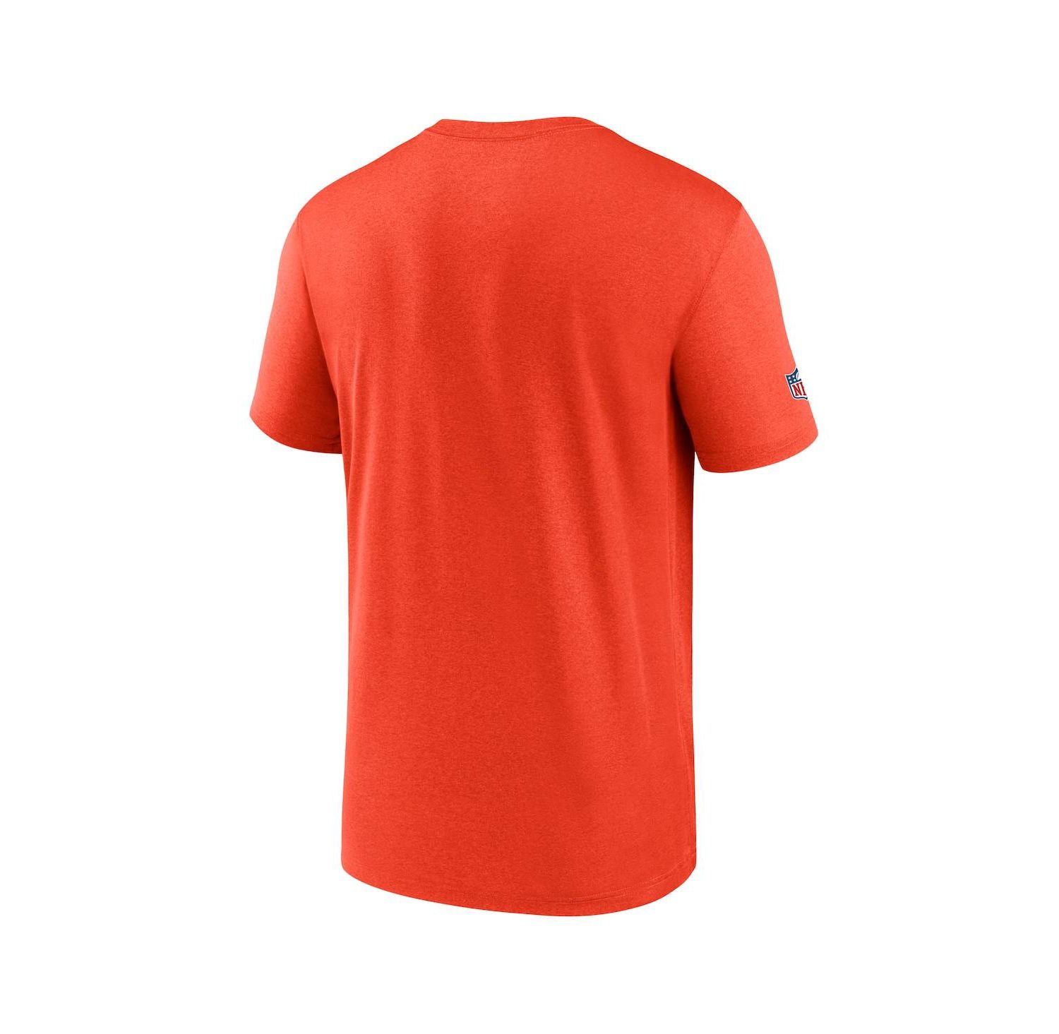 Men's Orange Cleveland Browns Sideline Alt Pack Small Logo Legend Performance T-Shirt