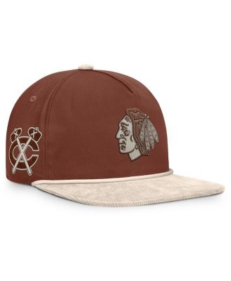 Men's Brown/Cream Chicago Blackhawks Reminisce Vintage Adjustable&nbsp;Hat