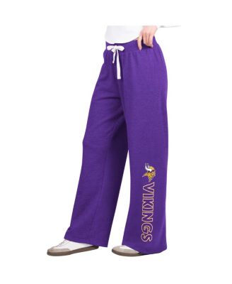G-III 4Her by Carl Banks - Women's Purple Minnesota Vikings Field Wide Leg Sweatpants