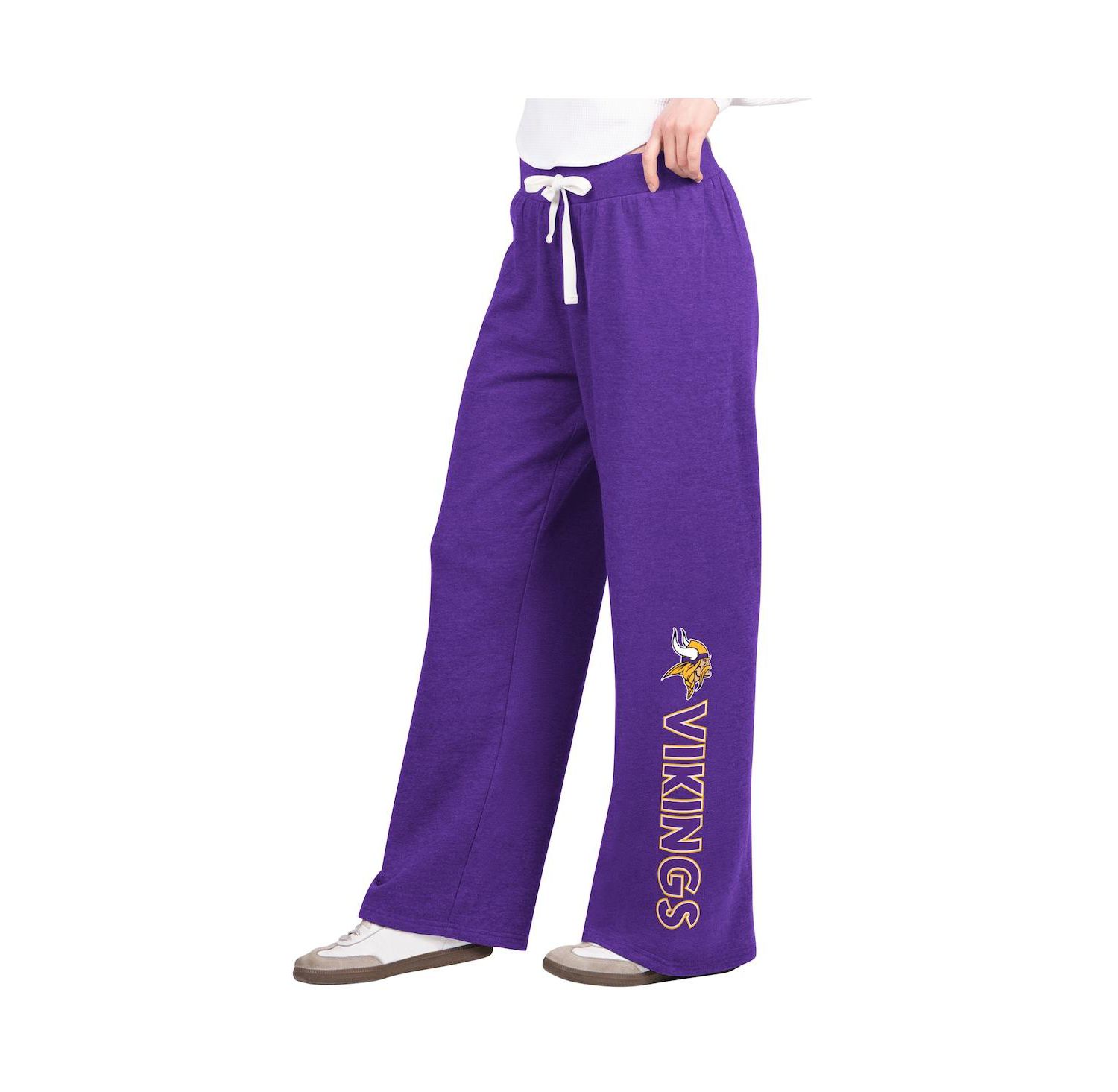 Women's Purple Minnesota Vikings Field Wide Leg Sweatpants