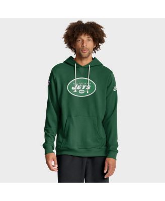 Nike - Men's Green New York Jets Sideline Standard Issue Alt 2 Dri-FIT Hoodie