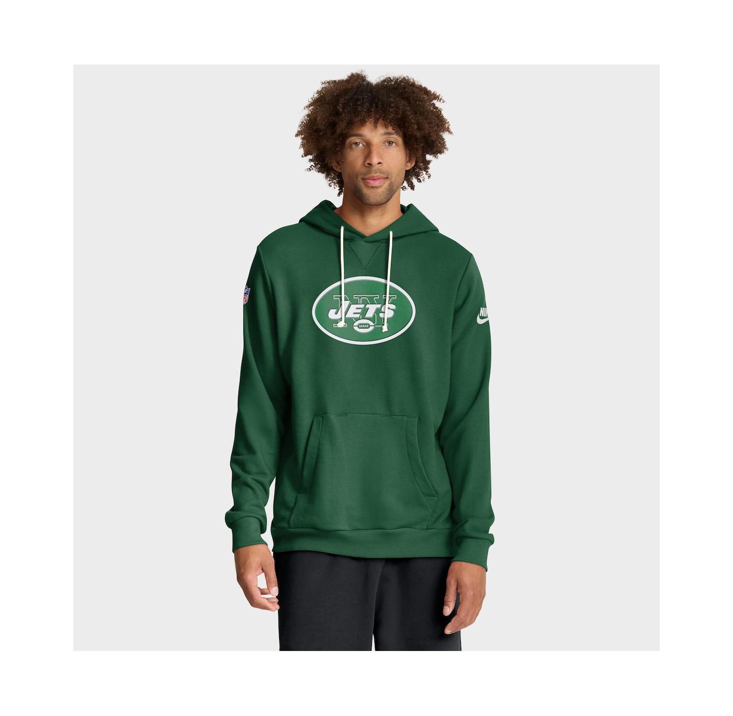 Men's Green New York Jets Sideline Standard Issue Alt 2 Dri-FIT Hoodie