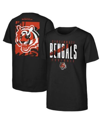 Outerstuff - Big Boys and Girls Black Cincinnati Bengals Posterize T-shirt