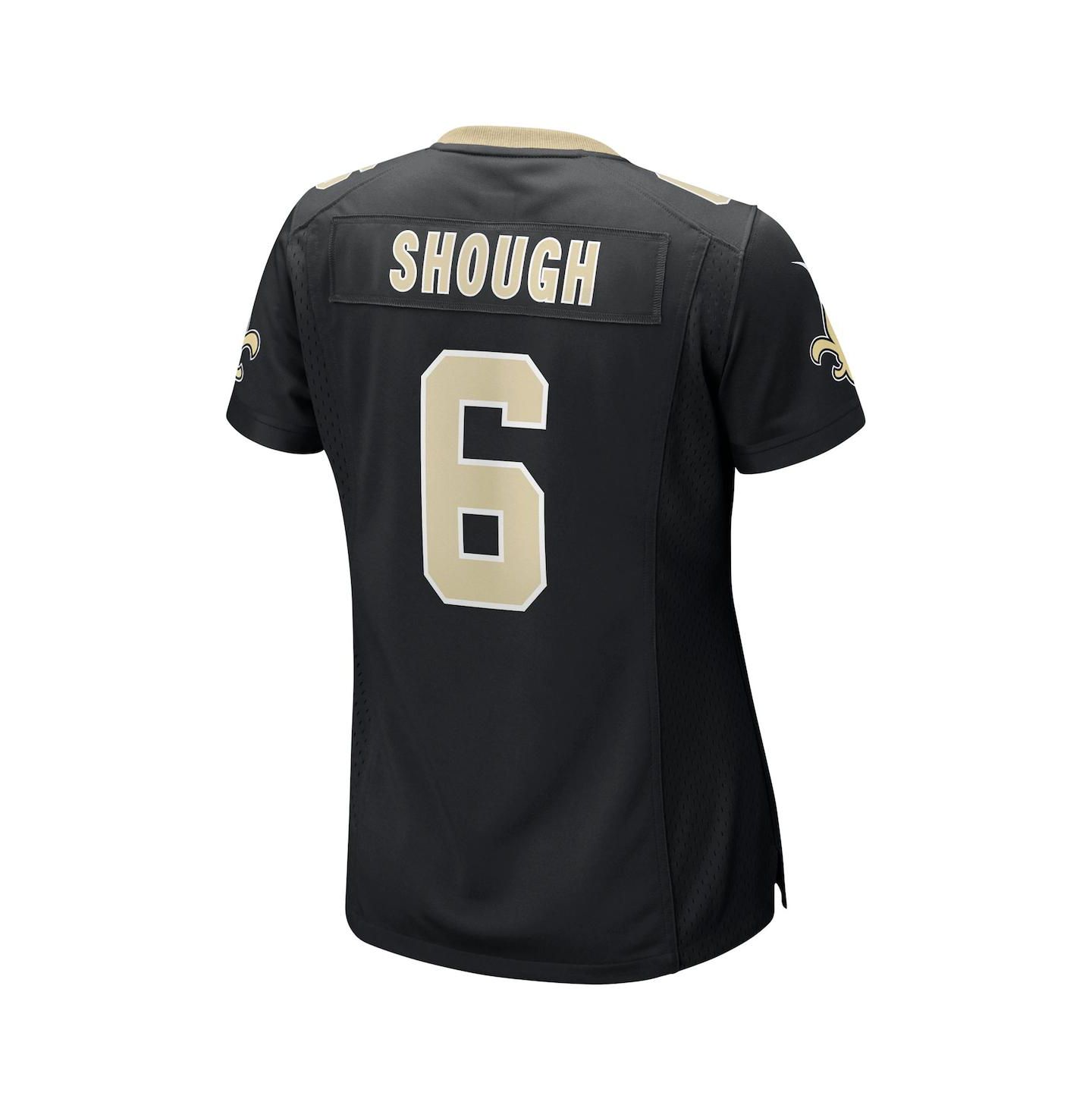 Женский топ Nike Tyler Shough Black New Orleans Saints Game Jersey — фото 2