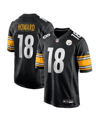 Nike - Men's Will Howard Black Pittsburgh Steelers Team Game Jersey