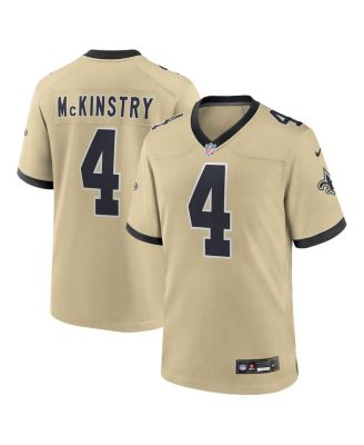 Nike - Men's Ga 'Quincy McKinstry Gold New Orleans Saints Gameday Golds Alternate Game Player Jersey