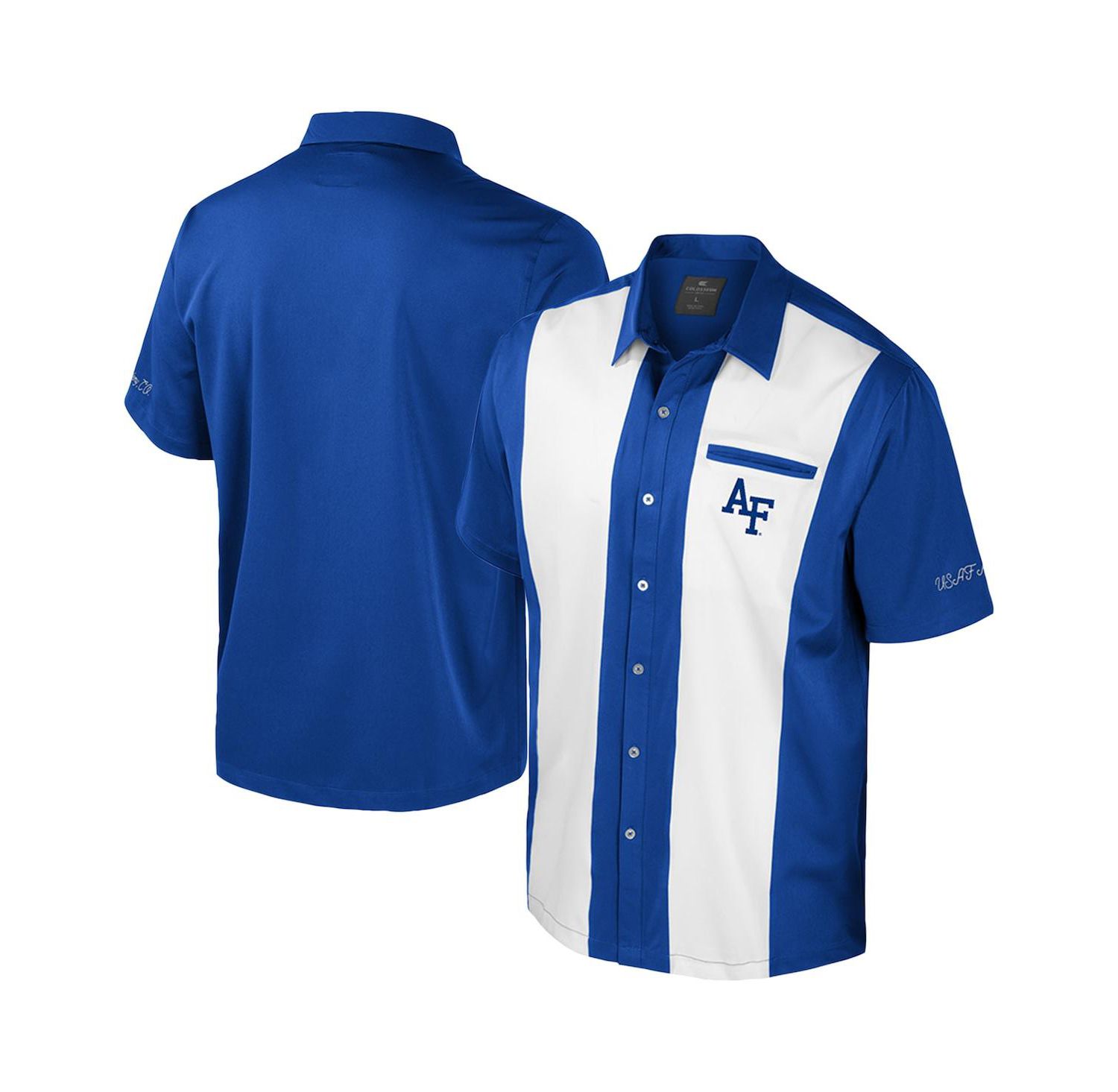 Men's Royal Air Force Falcons Strike Bowling Button-Up Shirt