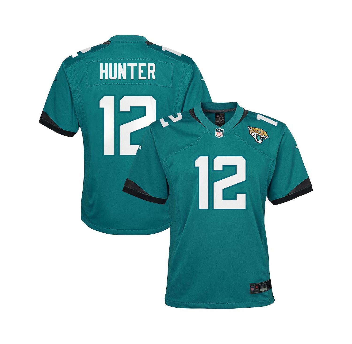 Big Boys and Girls Travis Hunter Teal Jacksonville Jaguars Team Game Jersey