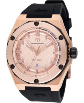 Men's TM-416065 CORAL Quartz Rose Gold Dial WatchBrand
