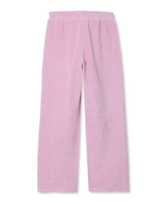 Girls Corduroy Wide Leg Knit Pants