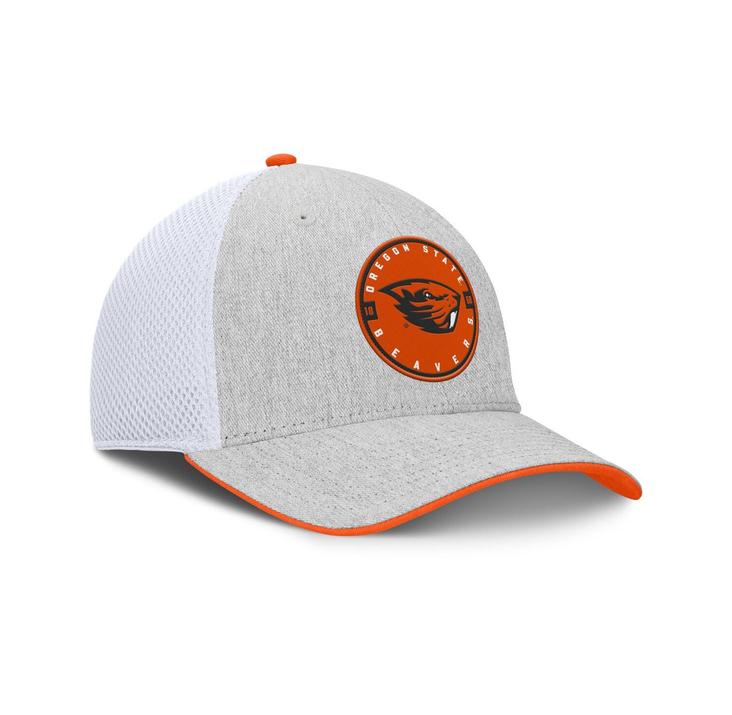 Men's Heather Gray Oregon State Beavers Trigger Flex Hat