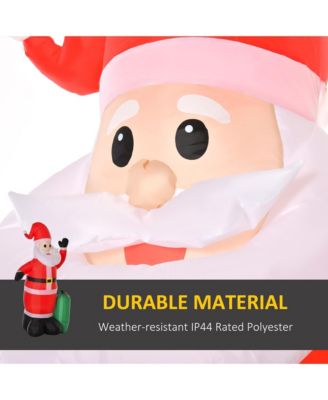8ft Christmas Inflatable Santa Claus w/ Gift Bag Outdoor Decorations