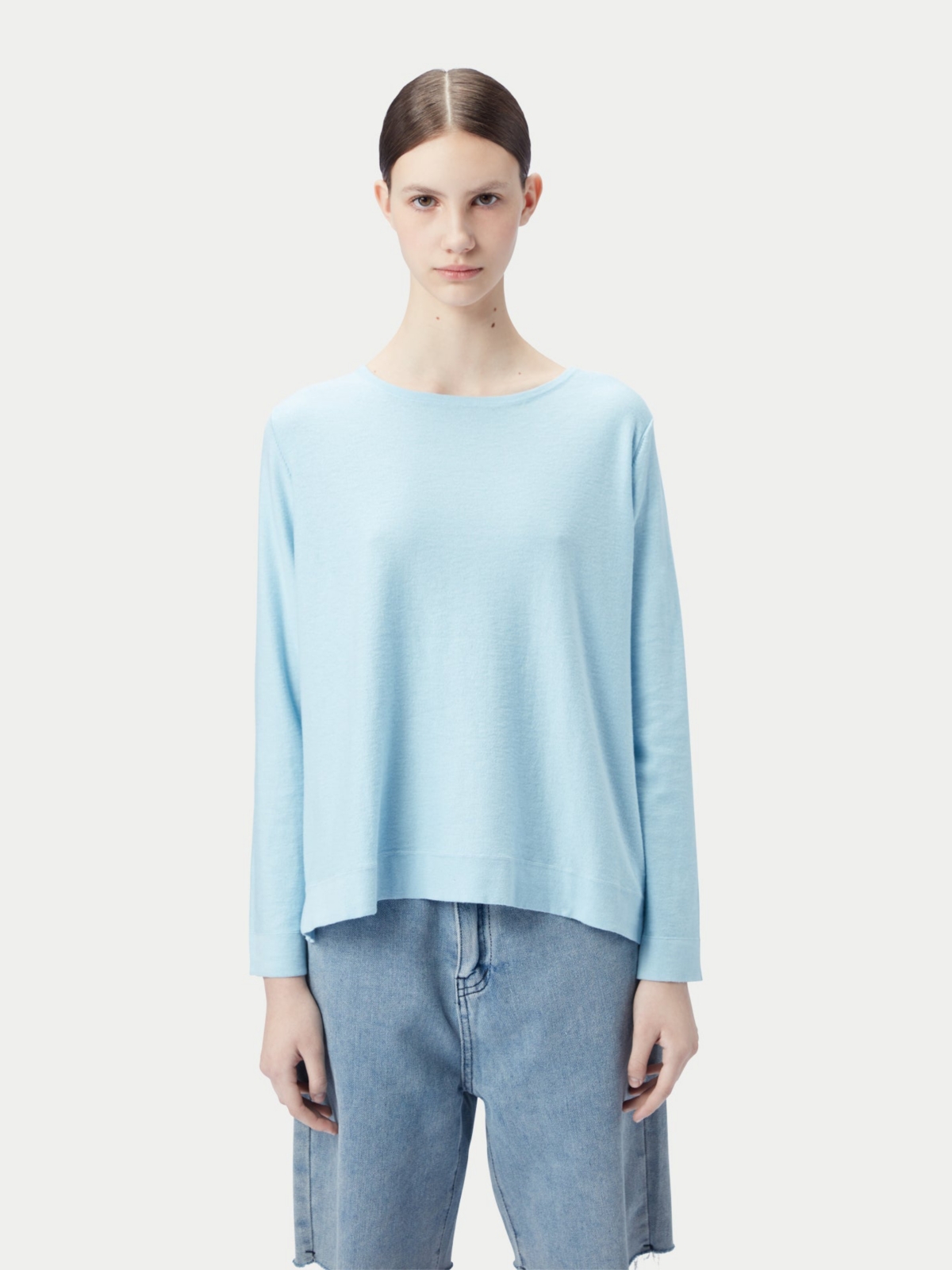 Gobi Cashmere Women's Boatneck Cotton Silk Cashmere Blend Sweater