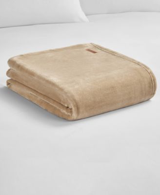 Solid Plush Throw, 50" x 70"