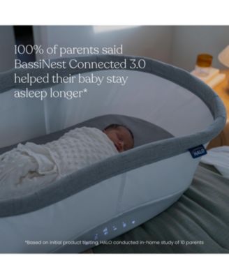 Baby BassiNest 3.0 Connected AutoSoothe Smart Swivel Sleeper