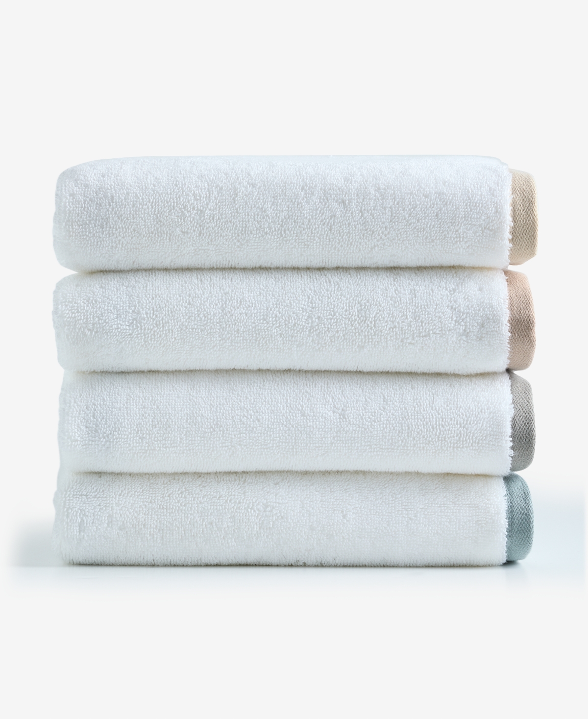 Hotel Collection Linea Cotton Hand Towel, 20" X 30" In White
