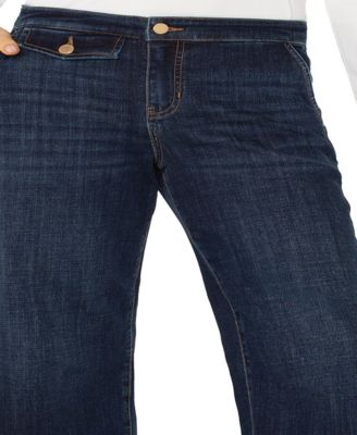 Women's Cropped Stride Wide Leg Jeans