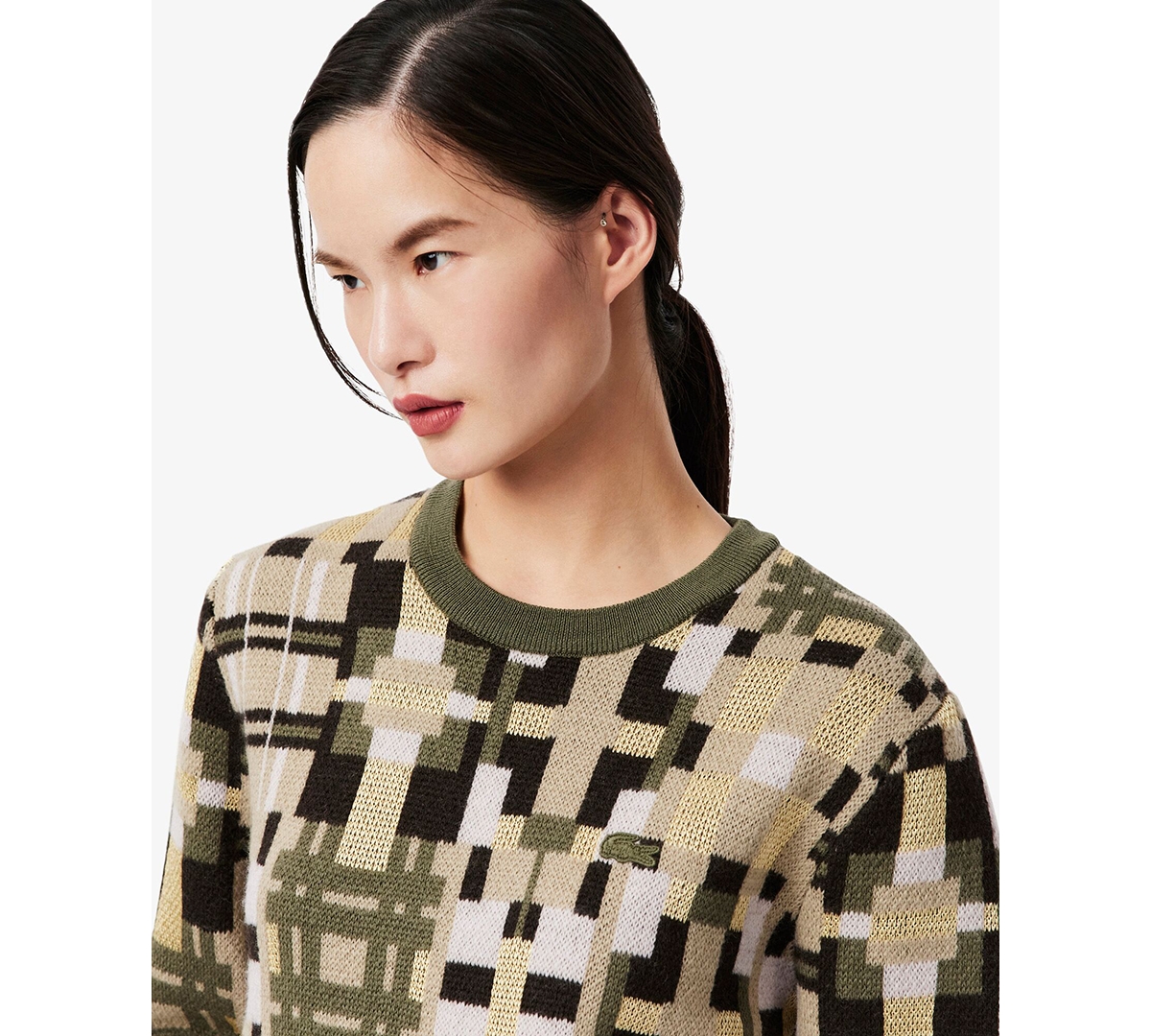Lacoste Usa Women's Crewneck Sweater