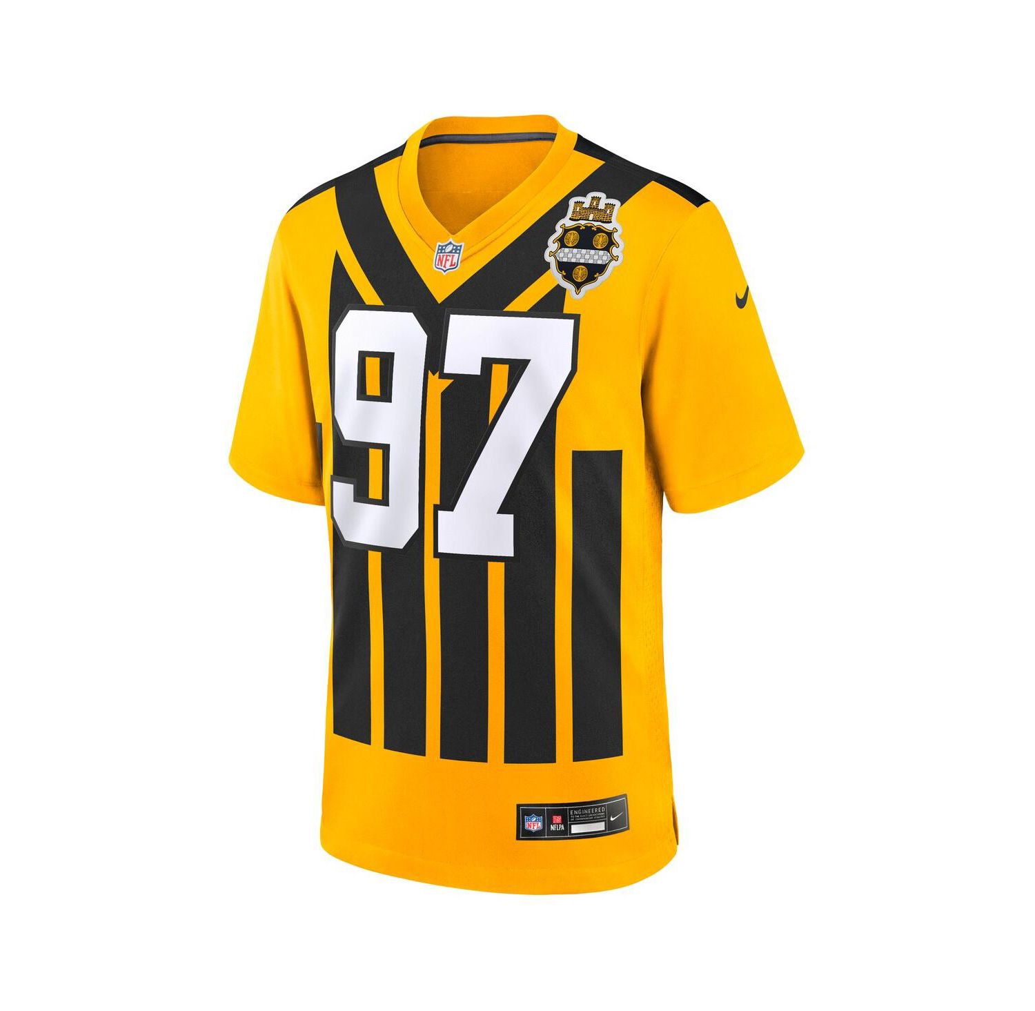 Men's Cameron Heyward Gold Pittsburgh Steelers Alternate 1933 Throwback Game Jersey