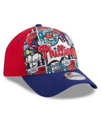 Men's Red/Royal Philadelphia Phillies 2025 MLB Diamond Hero Edition A-Frame 9FORTY Adjustable Hat