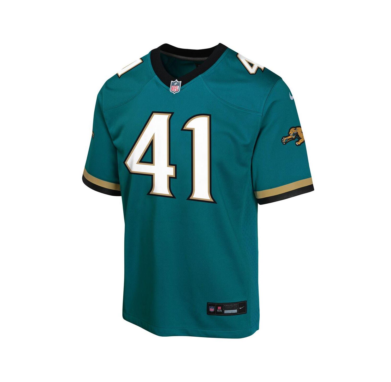 Big Boys and Girls Josh Hines-Allen Teal Jacksonville Jaguars Alternate 2 Prowler Throwback Game Jersey