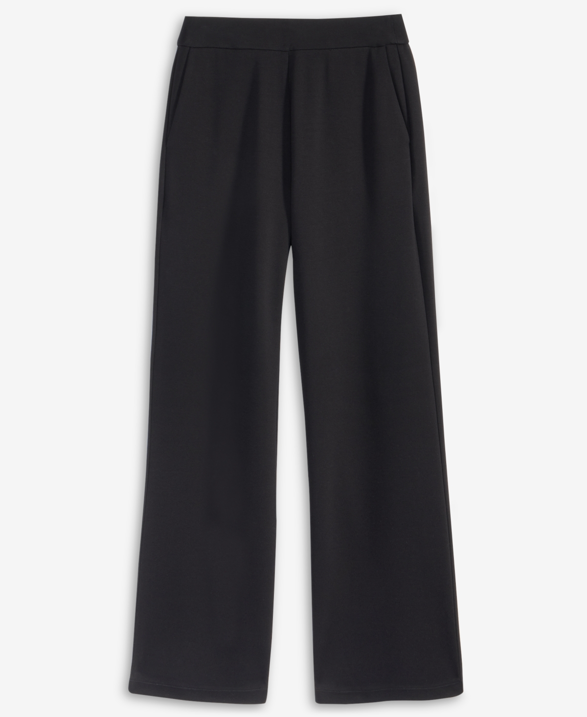 Inc International Concepts Women's High-rise Wide-leg Pants, Macy's Exclusive In Black