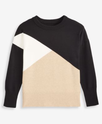 Women's Colorblocked Dolman-Sleeve Sweater, Macy's Exclusive