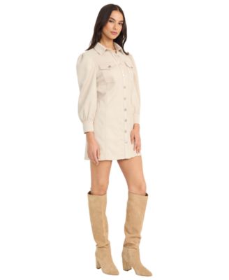 Women's Long Sleeve Short Dress