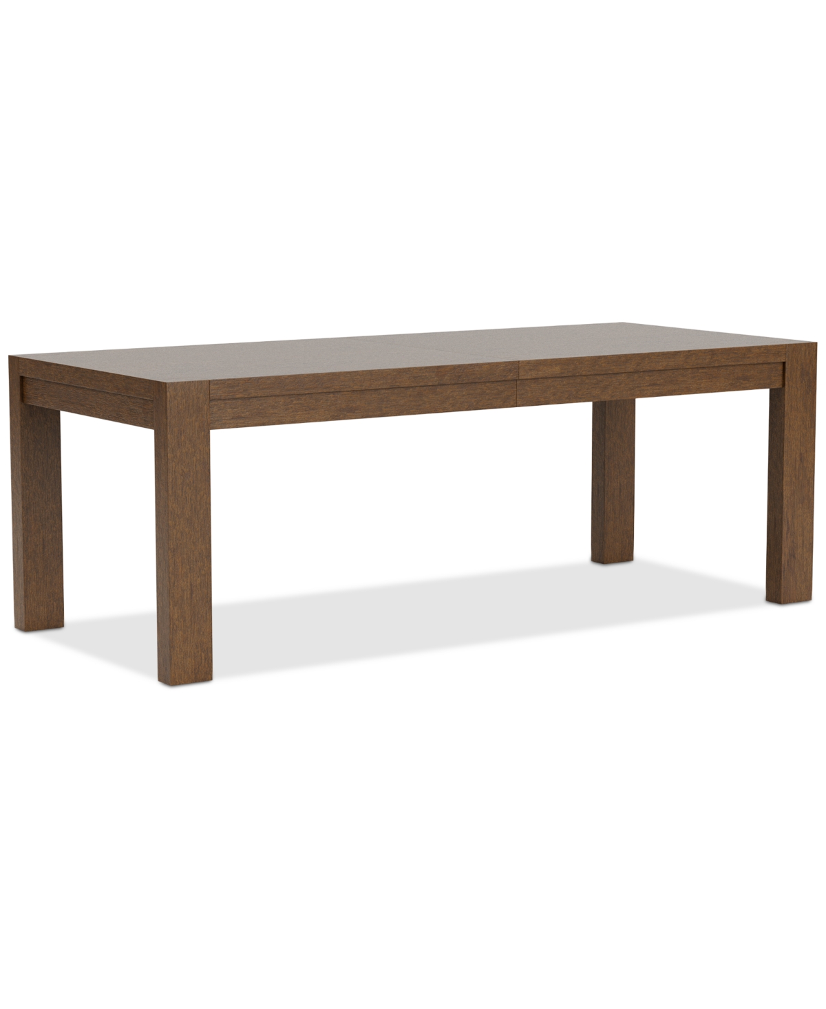 Macy's Davie Cracked Oak Rectangle Dining Table In Brown