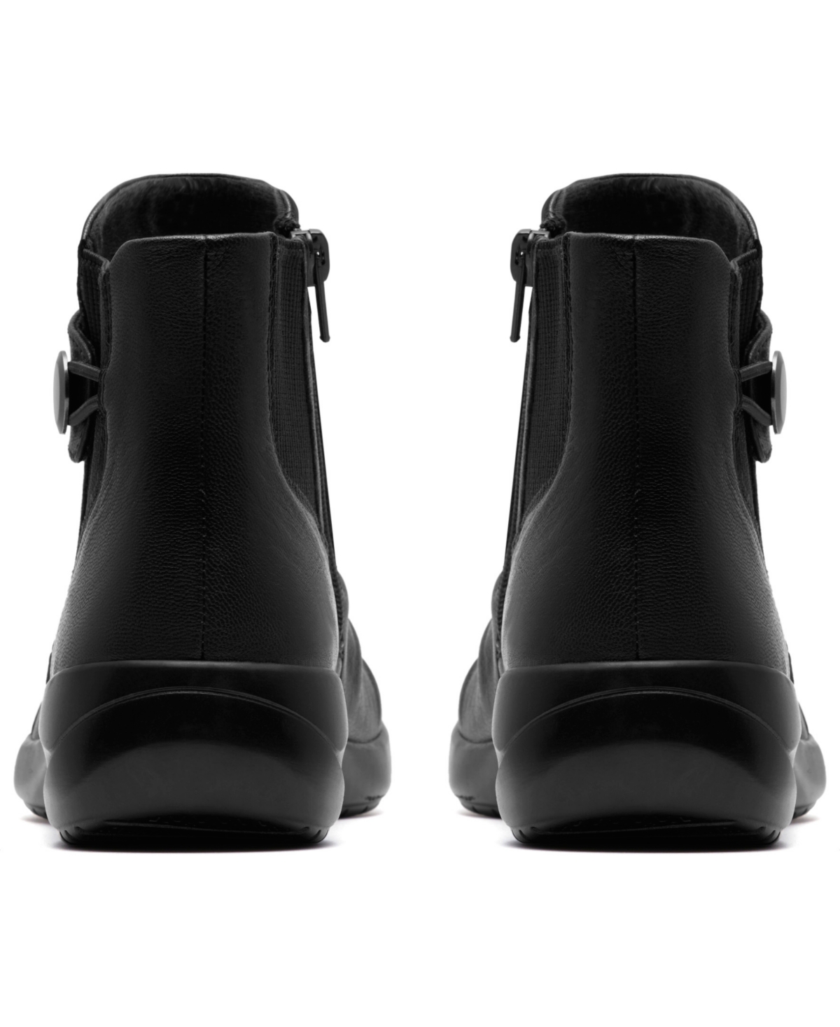 Clarks Women's Kaetlyn Sara Wedge Ankle Boots In Black