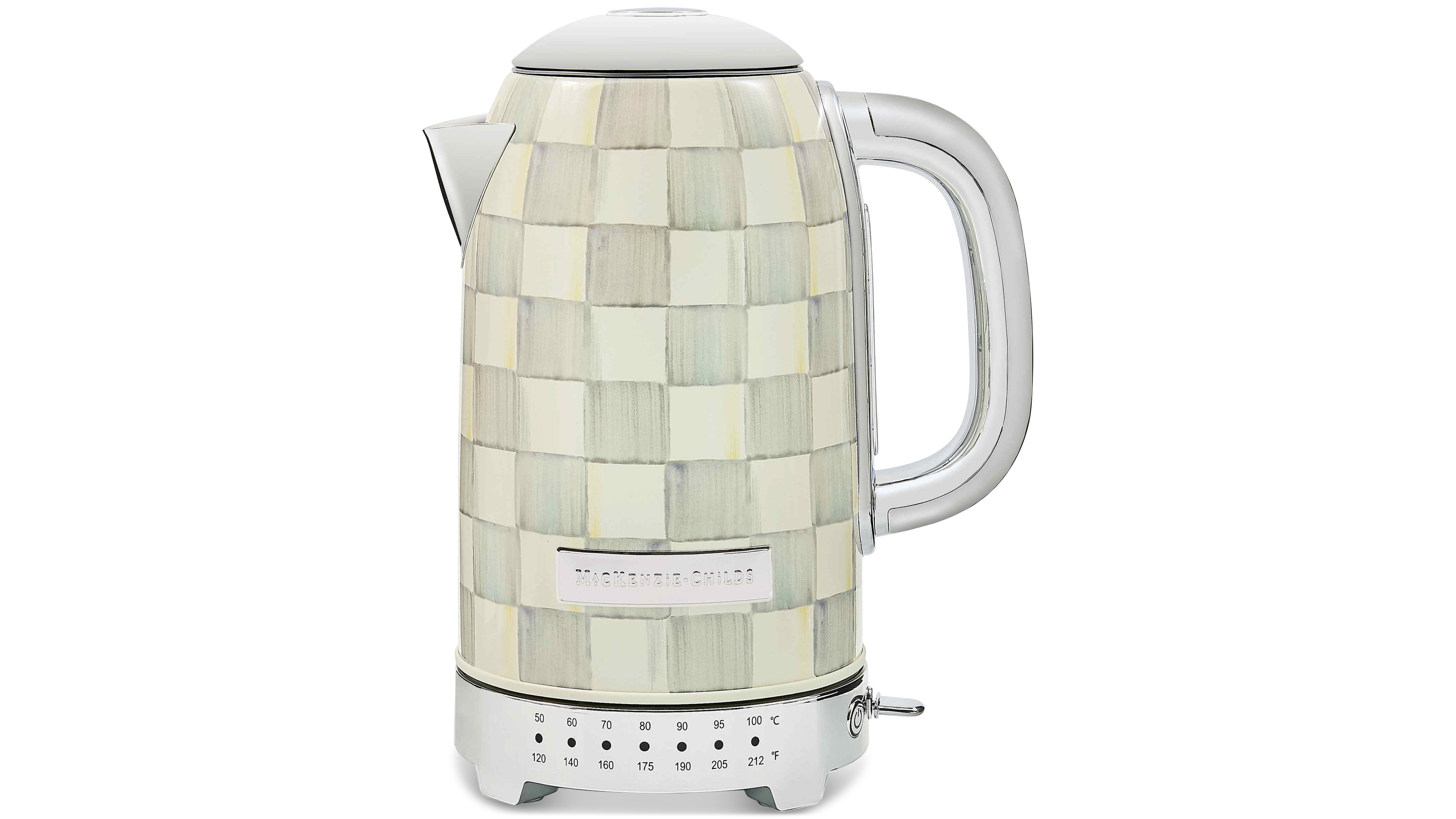 MacKenzie-Childs Sterling Check Electric Kettle