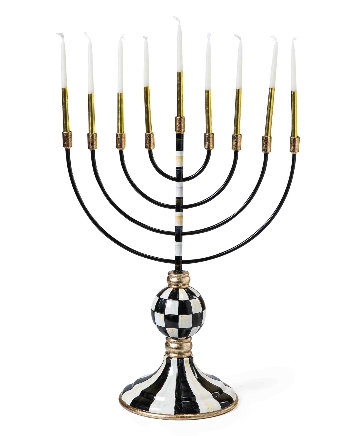 Mackenzie-childs Courtly Menorah In Multi