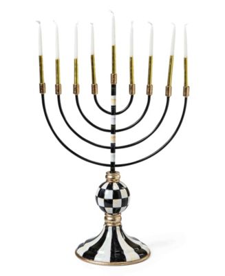 Mackenzie-Childs Courtly Check Menorah - Macy's