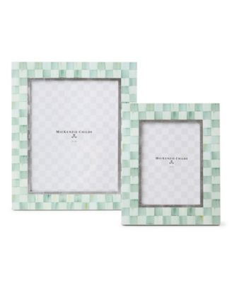 Sterling Check Lacquer Frame, 8" x 10"