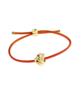 Pink Knot Friendship Slider Bracelet