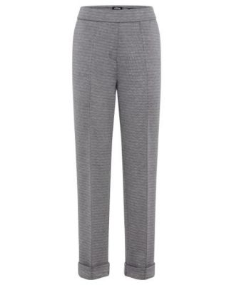 Lisa Fit Micro Pattern Cropped Pant