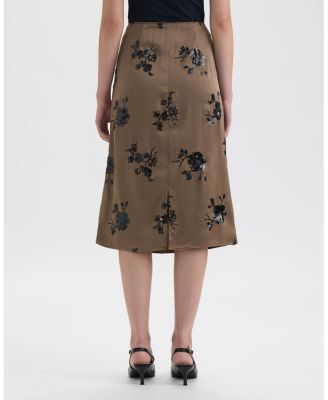 NVLT Women's Midi Sequin Skirt