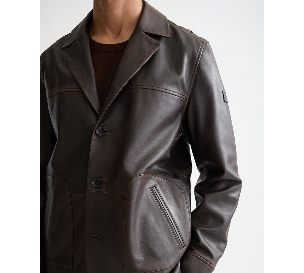 Scotch & Soda Men's Front Button Blazer