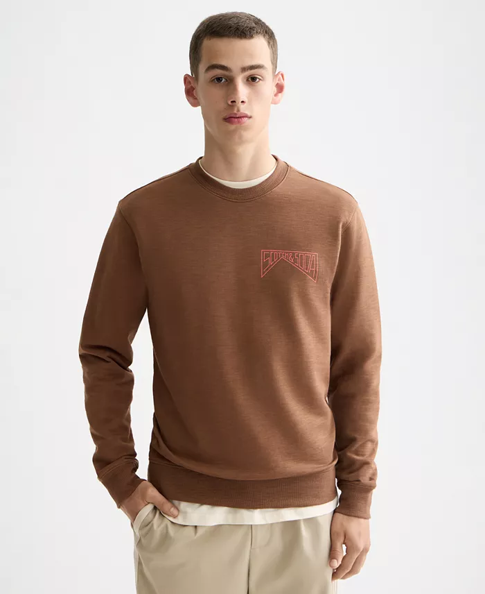 Men's Logo Detail Crewneck Sweatshirt