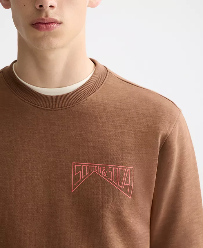 Men's Logo Detail Crewneck Sweatshirt - thumbnail 3