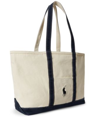 Big Pony Canvas Spacious Tote Bag