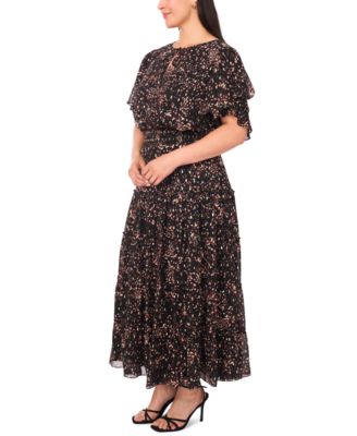 Plus Size Maxi Tiered Dress