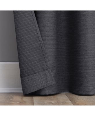 Lance Textured Semi-Sheer Grommet Curtain Panel