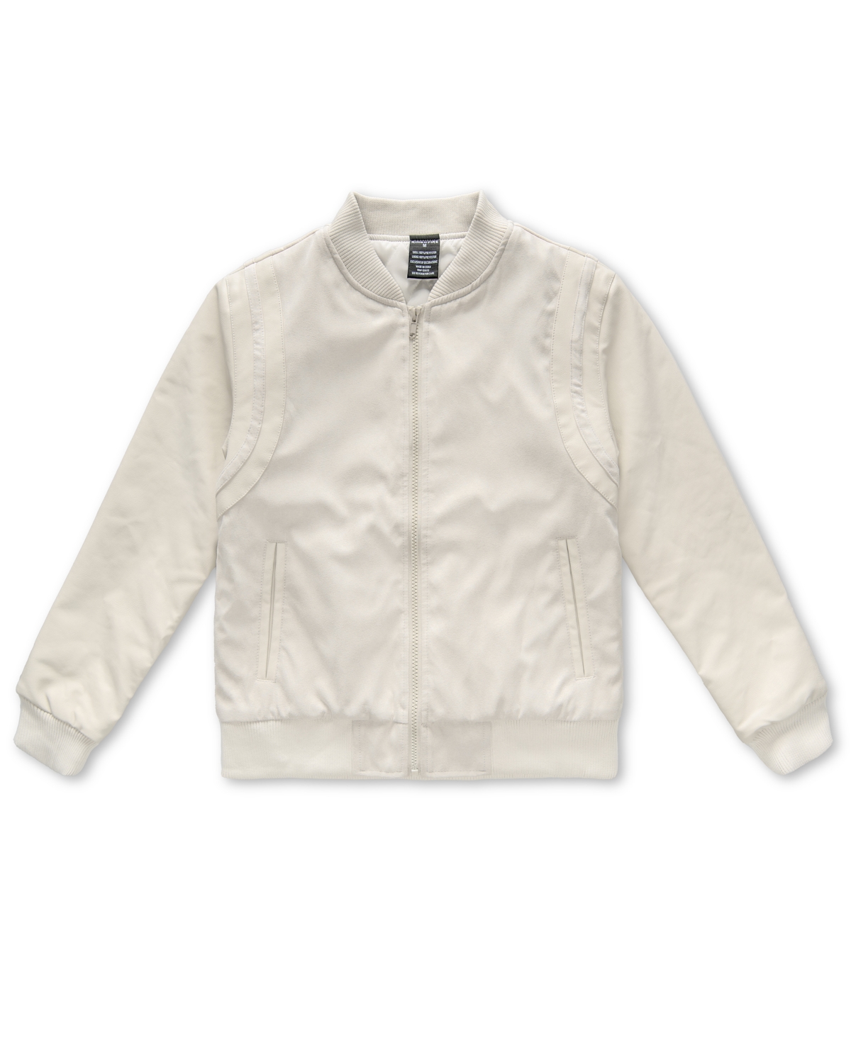Ring Of Fire Big Boys Shoulder Stripe Detail Jacket In White