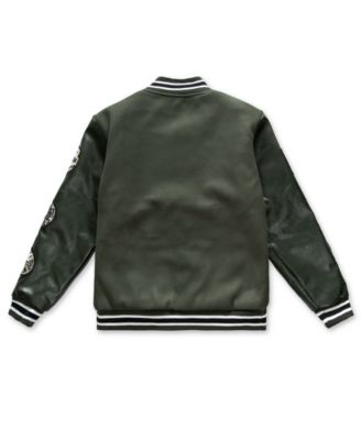 Big Boys Hanan Patch Detail Varsity Jacket