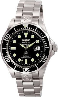 Invicta Men's 3044 Pro Diver Automatic 3 Hand Black Dial Watch