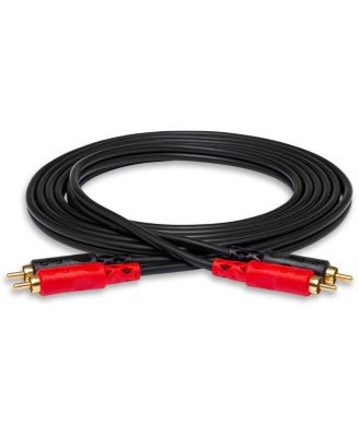 3.3'/1m 2 RCA Male to 2 RCA Male Stereo Interconnect Cable, Gold Contacts