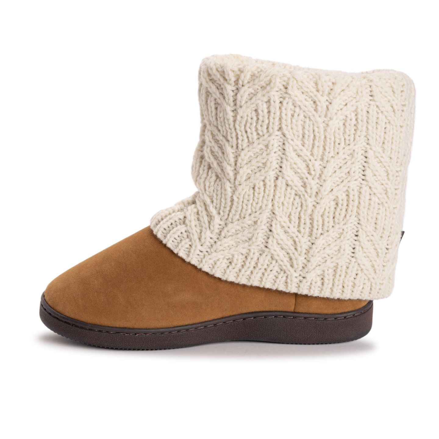 Женские тапочки MUK LUKS Raquel Slippers, цвет: Слоновая кость — фото 7