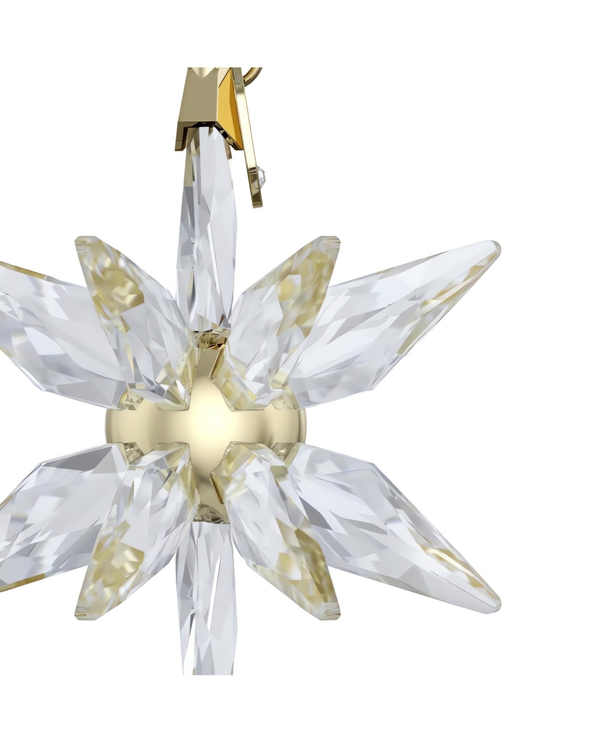 Swarovski 2025 Annual Edition 3d Festive 3d Crystal Snowflake Ornament In White