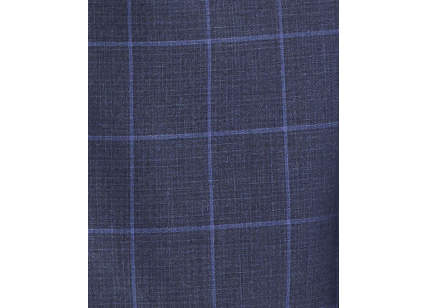 Men's Windowpane Slim-Fit Techni-Cole Suit Separates Jacket